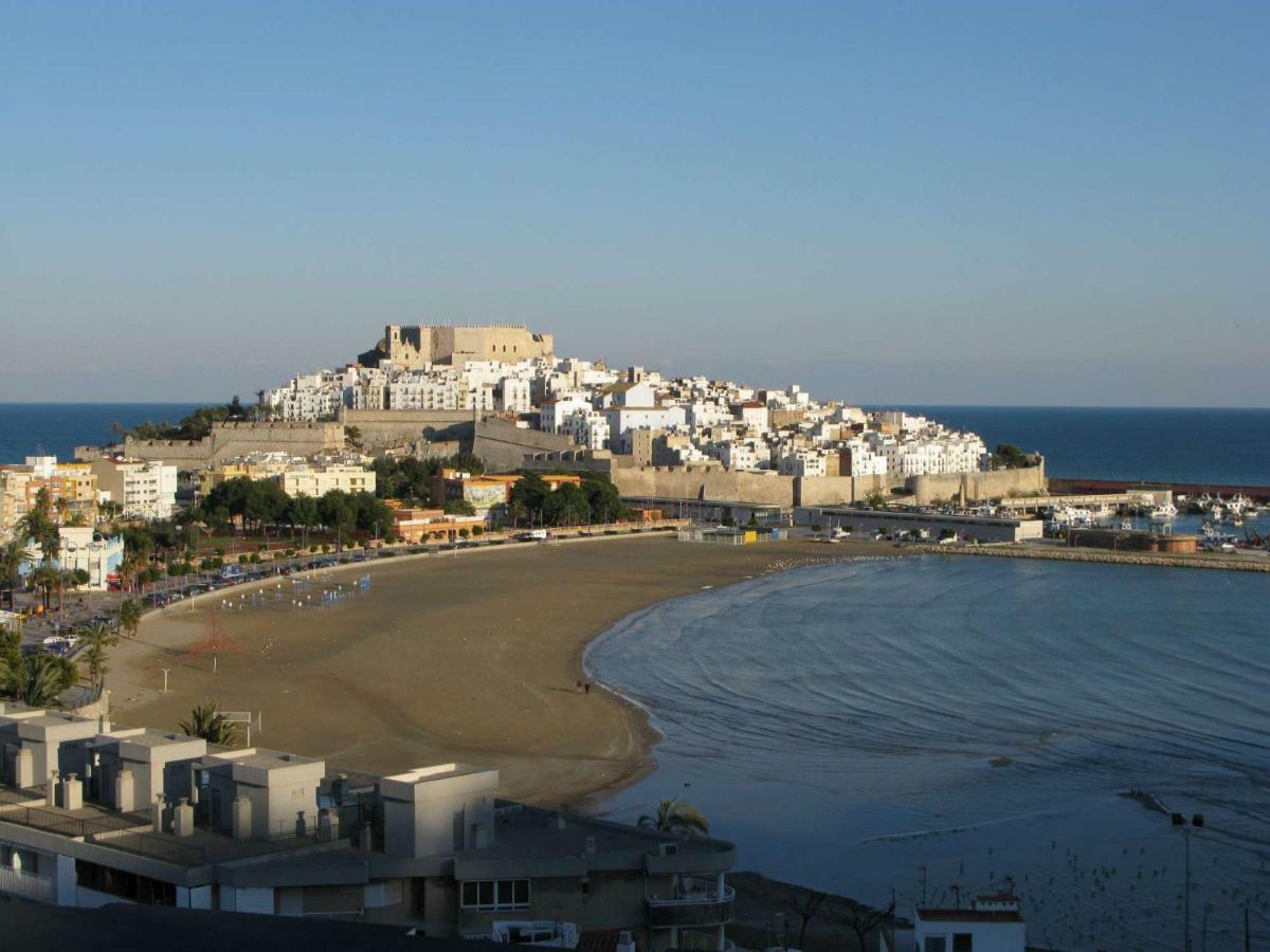 Primera Linea En Playa Sur. Plaza Constitucion Peñíscola Dış mekan fotoğraf